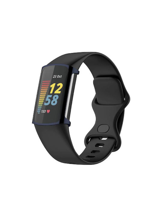 Edman Carcasă de Silicon în culoarea Albastru pentru Fitbit Charge 5