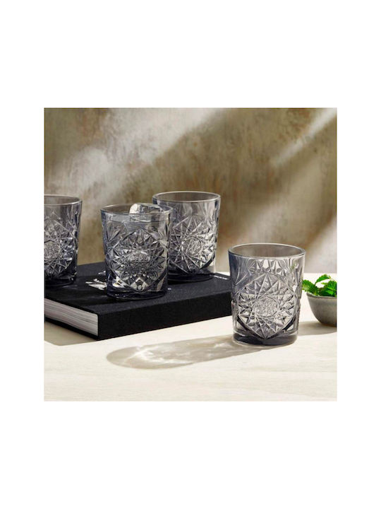 Soler Hispania Set de pahare Whiskey / Cocteiluri din Sticlă în Culoarea Gri 350ml 6buc
