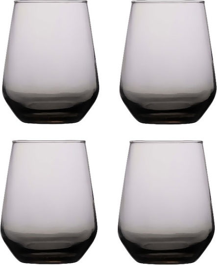 Alpina Appliances Set Glass Water Glasses 450ml 4 Pieces