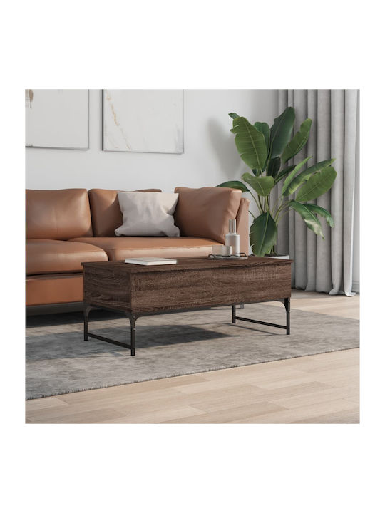 Rectangular Coffee Table Wooden with Butler Coffee L100xW50xH40cm.