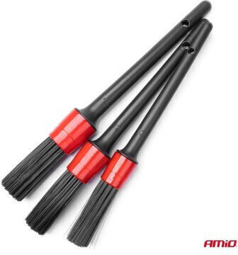 AMiO Cleaning Brushes for Interior Plastics - Dashboard Car 3pcs