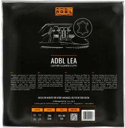 ADBL Lavetă Din Microfibră De Curățenie Pentru Tapițerie - Piele Mașină 350gsm Albă 40x40cm