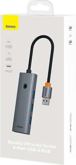 Baseus Ultrajoy Series Lite USB 3.0 4 Port Hub with USB-A Connection White