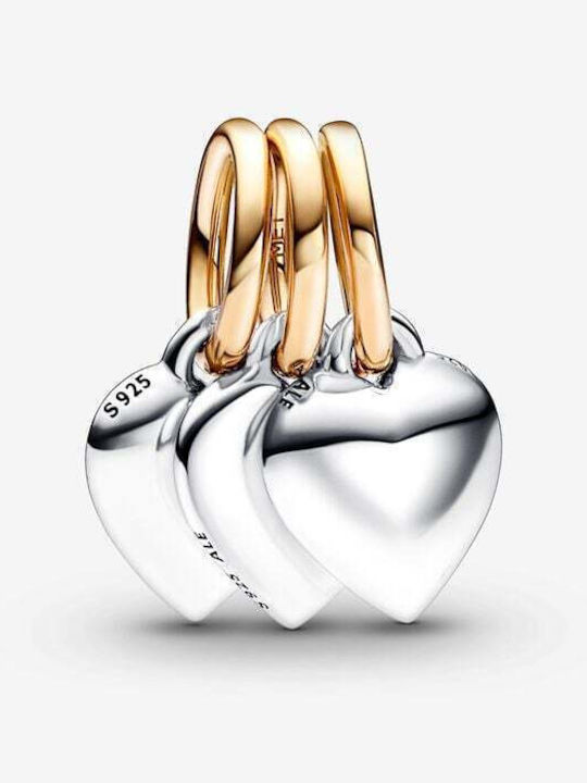 Pandora Charm με Πέτρες από Ασήμι με Ζιργκόν