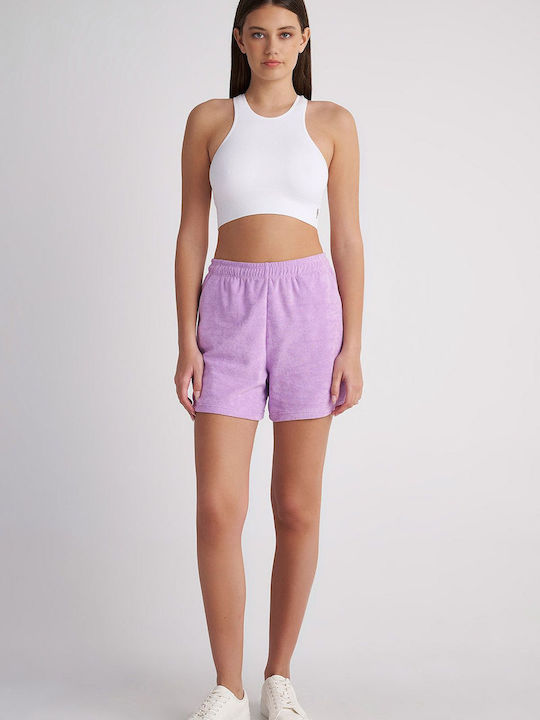 SugarFree Women's Terry High-waisted Shorts MOV