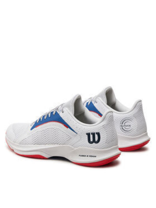 Wilson Hurakn 2.0 Ανδρικά Παπούτσια Τένις Λευκά