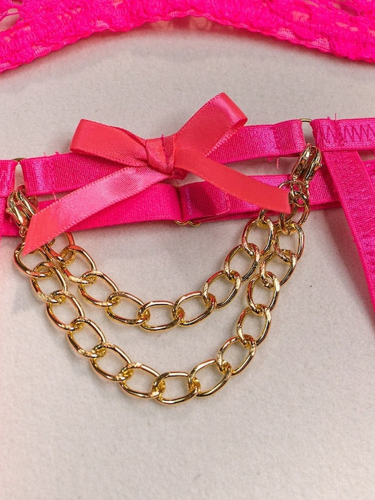 Beautiful Women's Lingerie Straight Banded Banded Banded String Pink S
