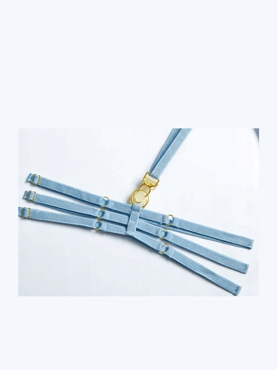 Красиви дамски бельо сутиени Choker бедрата каишки гърдите струни M
