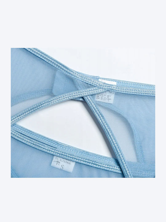 Damen Liberty gebändert gebändert Choker Gürtel String Rot S