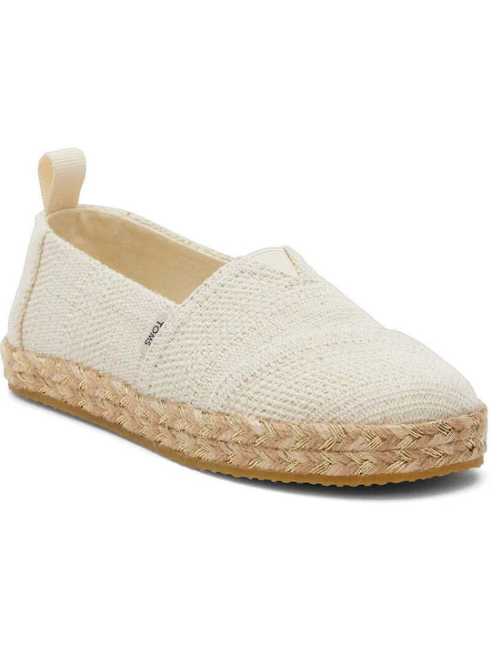 Toms Kids Espradrilles Slip-On Beige