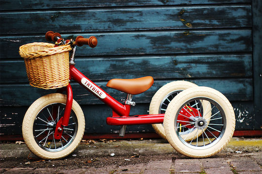 Trybike Kids Tricycle Bicycle Convertible Beige