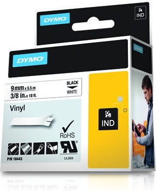 Dymo Vinyl Multicolour Label Maker Tape Compatible With Dymo D1 Dymo Rhino/IND