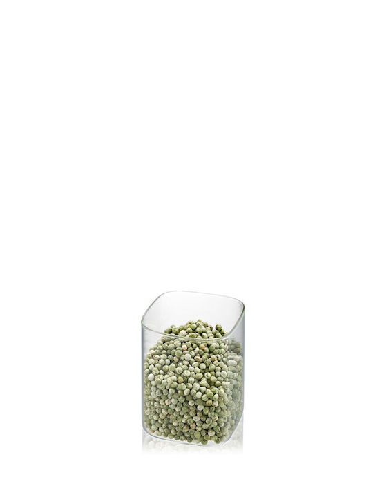 Gefu Vase General Use with Lid Glass Transparent 900ml