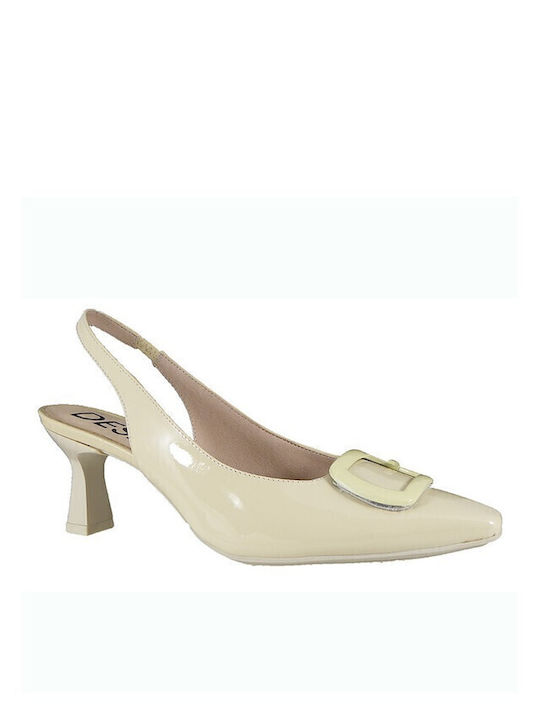 Desiree Woman High Heel Shoes Elby12, Color Ecru