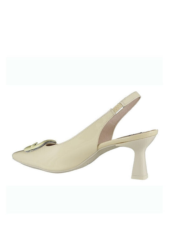 Desiree Woman High Heel Shoes Elby12, Χρώμα Εκρου