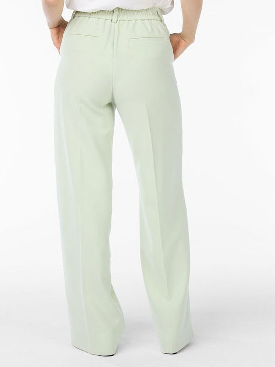 Esqualo Women's Fabric Trousers Green