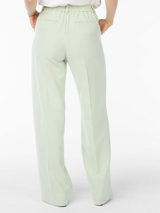 Women's Fabric Trousers Green