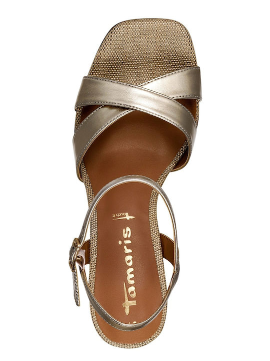 Sandalen Anatomisch Gold