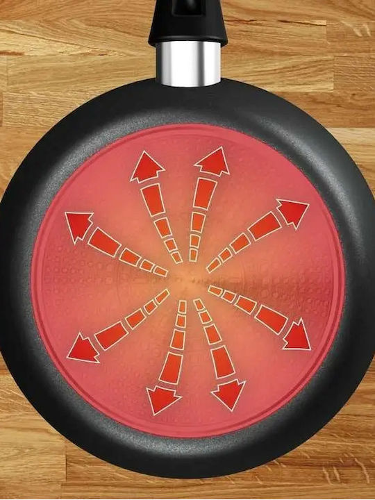 Tefal Force Τηγάνι από Αλουμίνιο με Αντικολλητική Επίστρωση 24cm