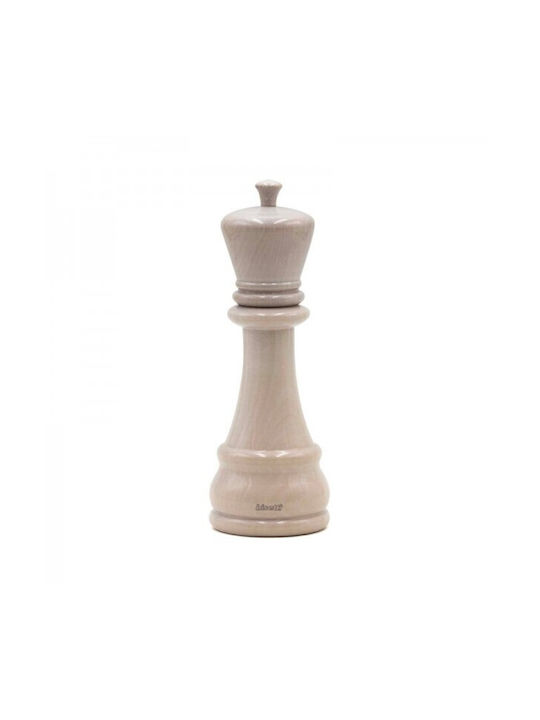 Bisetti Icon King Set Manual Râșnițe Condimente din Lemn în Culoare Alb 23cm 1buc