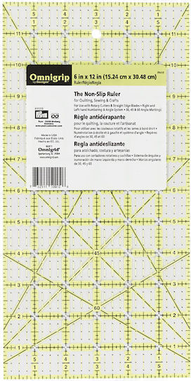 Omnigrip Αντιολισθητικός Χάρακας 6x12inch (610210)