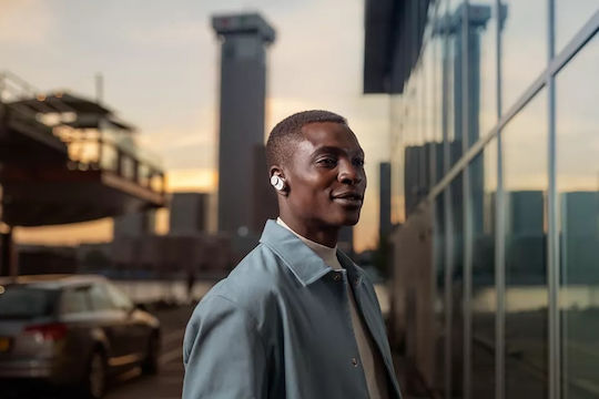 Philips Fidelio In-ear Bluetooth Handsfree Căști cu Rezistență la Transpirație și Carcasă de Încărcare Alb