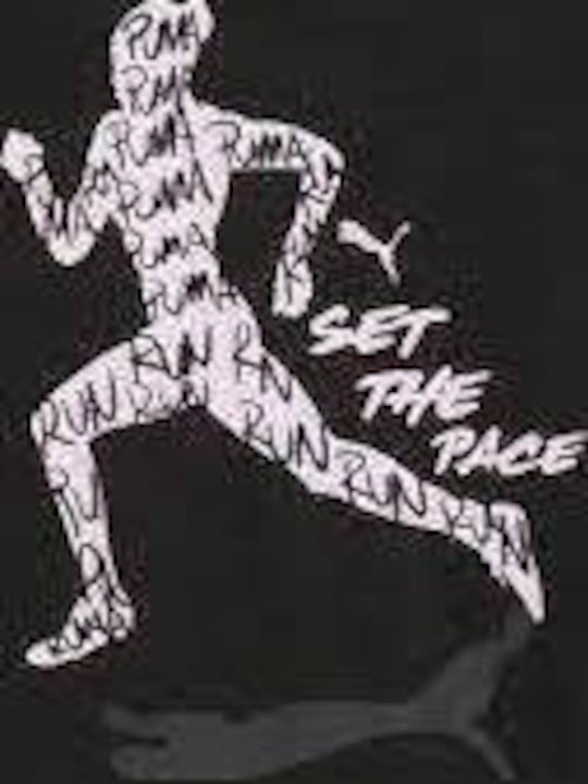 Puma Graphic Run Slogan Tee Wmns Q1(525119-01)