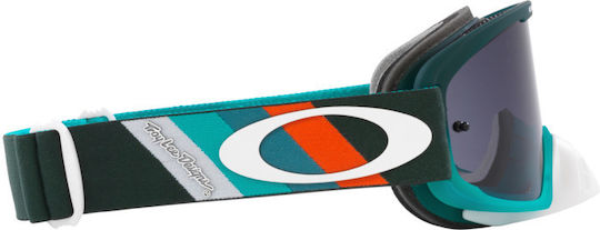 Oakley Oo 7117 711717 O Frame 2.0 Pro Mtb Tld Hunter grüne Streifen dunkelgrau