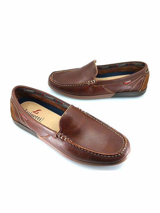 Luisetti 29300 (Cognac Leather) Men's Moccasins