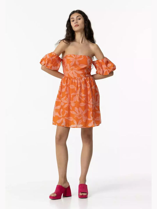 Tiffosi Mini Dress Orange