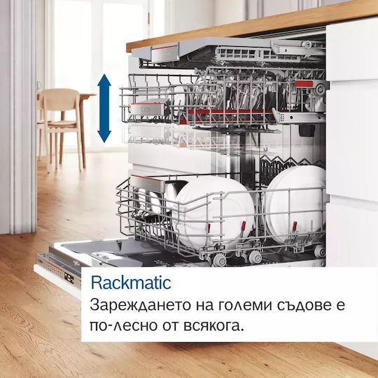 Bosch Mașină de spălat vase independentă cu Wi-Fi pentru 14 seturi de vase L60xÎ84.5cm Gri