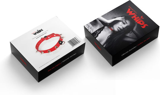 Whips Collections Κολάρο σε Κόκκινο Χρώμα