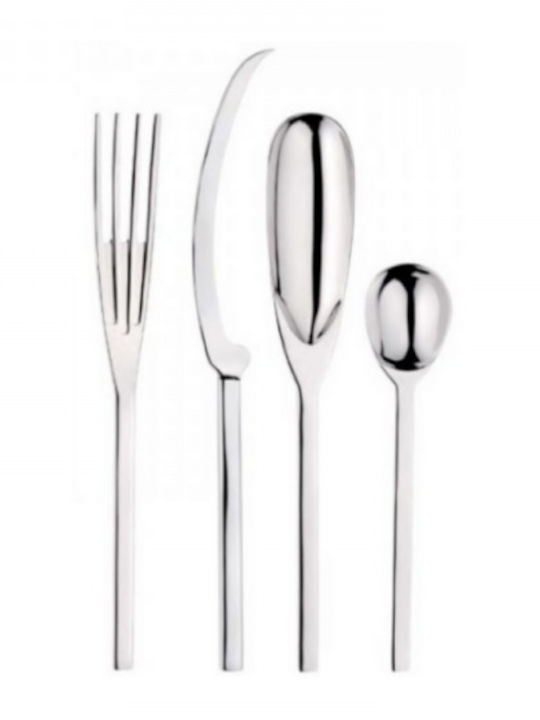 Pintinox Set de Tacâmuri Inoxidabil Argintiu 24buc