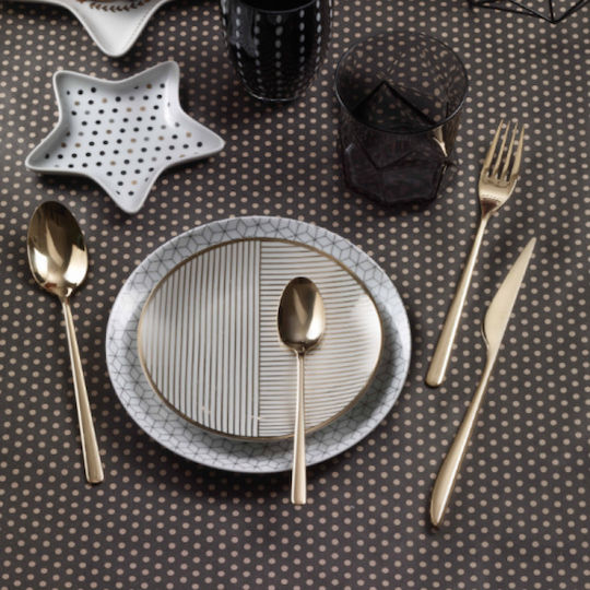 Pintinox Set de Tacâmuri Inoxidabil Auriu 24buc