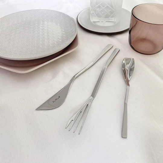 Pintinox Set de Tacâmuri Inoxidabil Argintiu 24buc
