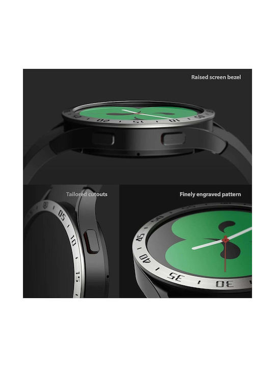 Protector Ringke Bezel Styling Gw4-40-42, For Apple Watch 6, 5, 4 40mm, Silver