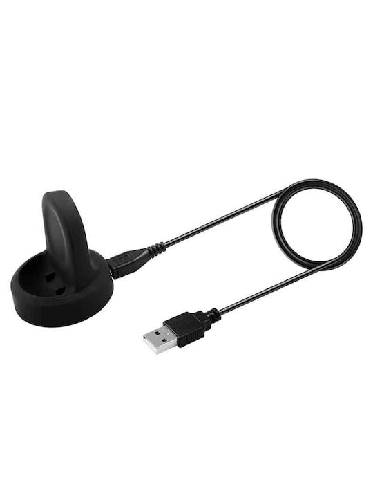 Edman Smartwatch Charging Dock For Samsung Galaxy Gear S3 Classic / S2 / Frontier / Gear Sport R600 Smartwach, Magnetic Holder, Watch Charger, Black