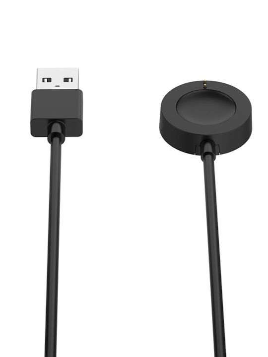 Cablu de încărcare Edman Smartwatch pentru Fossil Gen 6 / Fossil Gen 4 / Fossil Gen 5, lungime 1m, încărcător de ceas, negru