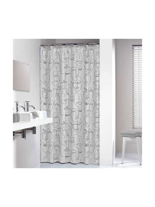 Sealskin Duschvorhang 180x200cm Black