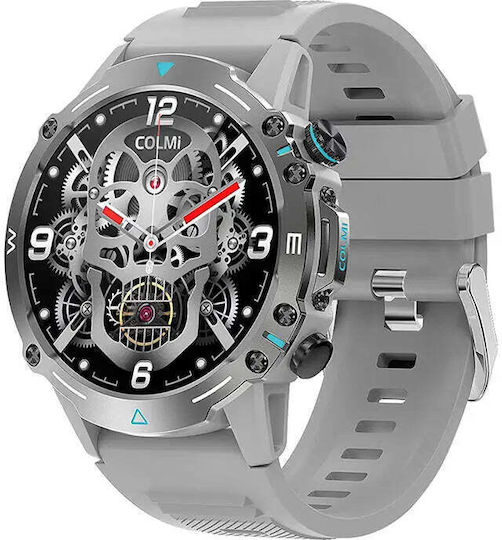 Colmi M42 Smartwatch με Παλμογράφο (Ασημί)