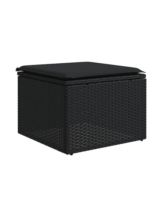 Canapea Cu Patru Locuri De Exterior Din Rattan Cu Perne 55x55x69cm
