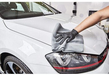 GTECHNIQ Lavetă Din Microfibră Pentru Uscarea Tapițeriei - Piele A Mașinii Gri 60x60cm