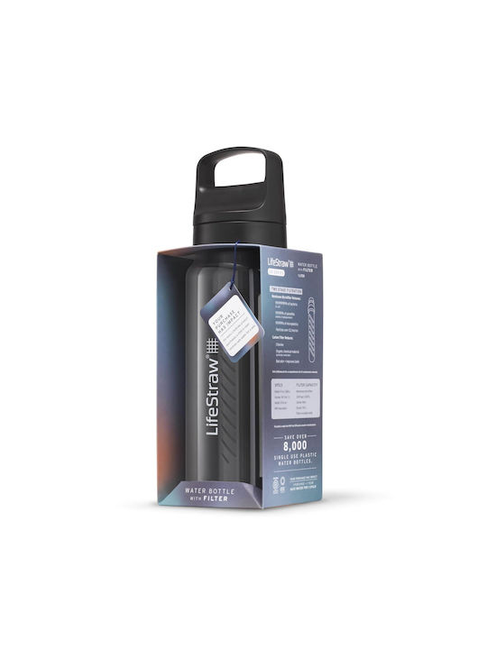 Lifestraw Go Wasserflasche mit Filter 1000ml Nordic Noir