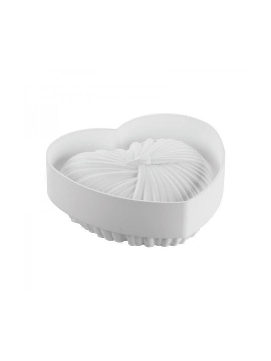 Silikomart Lovely Formă de Patiserie pentru Chec Inima din Silicon 18.2x17.3x6.8buc 1buc