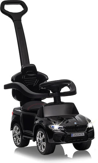 Jamara BMW M5 Количка Ride On с Ръкохватка за Родител със Звук Черна