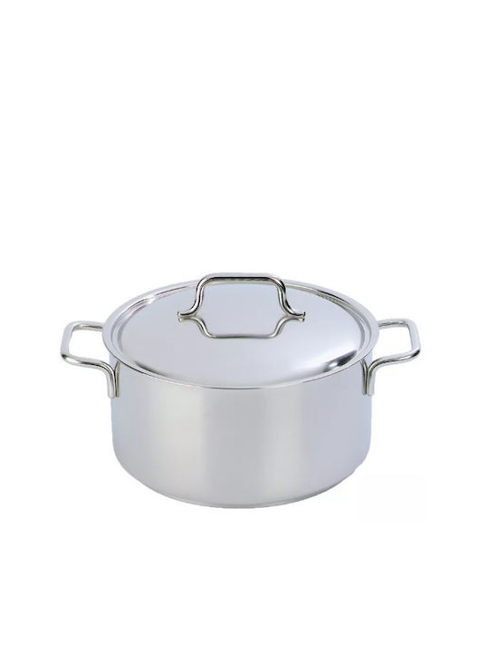 Demeyere Apollo Βαθιά Ανοξείδωτη Κατσαρόλα 2.2lt / 26cm