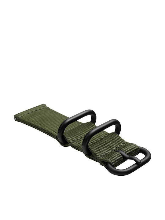 Edman Riemen aus Stoff Grün 24mm