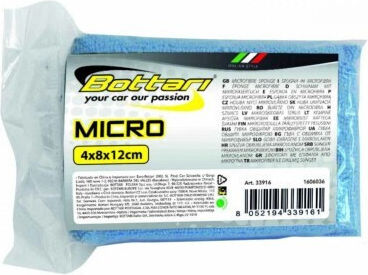 Bottari Lavetă Microfibră de curățenie Auto Albastru 12x10cm