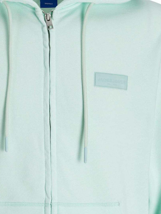 Jack&jones Jorfaded Sweat Zip Hood 12252112.skylight