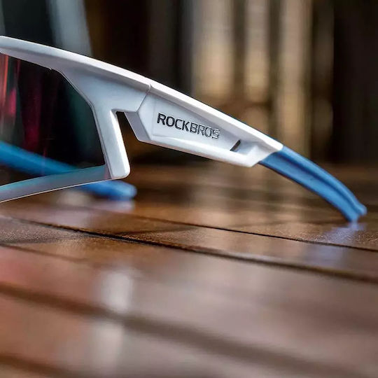 Rockbros Sp297 Polarizing Cycling Glasses - White